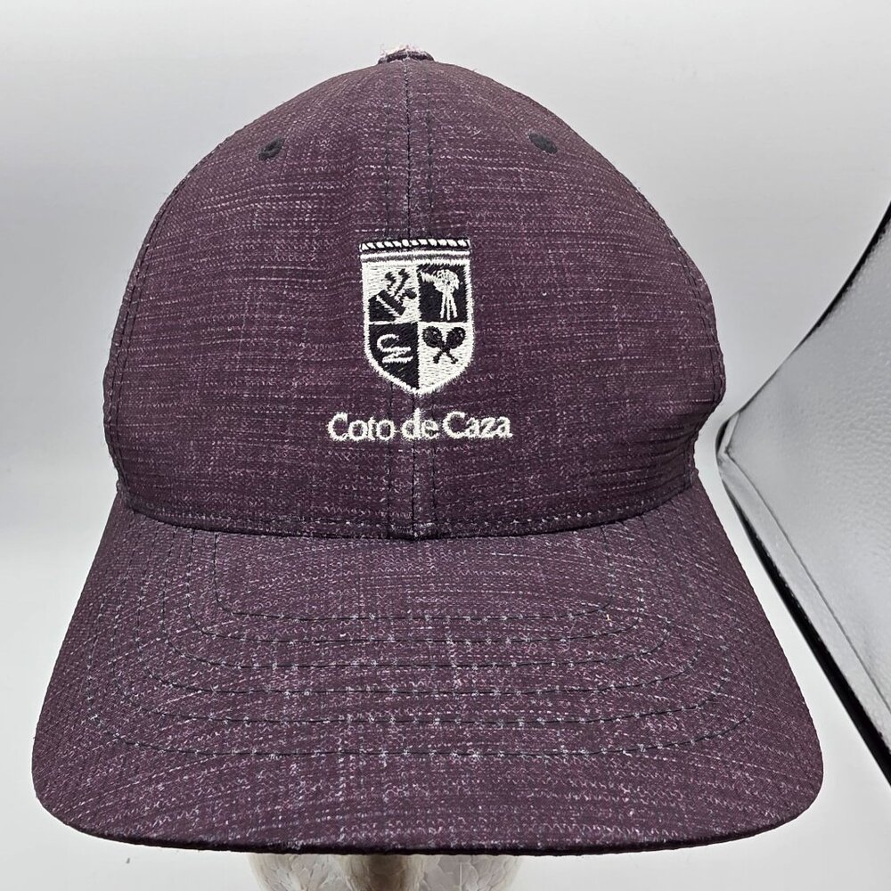 Adidas Coto De Caza L/XL Purple Baseball Cap Climcool Golf Hat Polyester